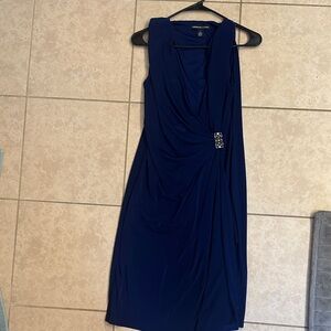 R&M Richards Deep Blue Midi Dress